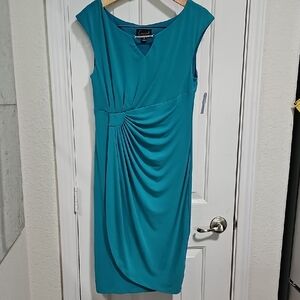 Connected NWT  Elegant Teal Dress Size 10